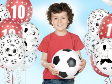 Latexballons - SET: Fußballspieler - je ø 30cm